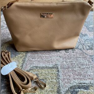 Bebe Faux Material The Camel in Color Purse